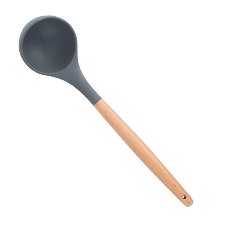Conjunto de Utensílios de Cozinha de Silicone