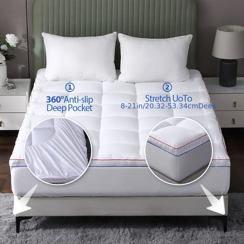 Capa de colchão extra grossa com pillow top