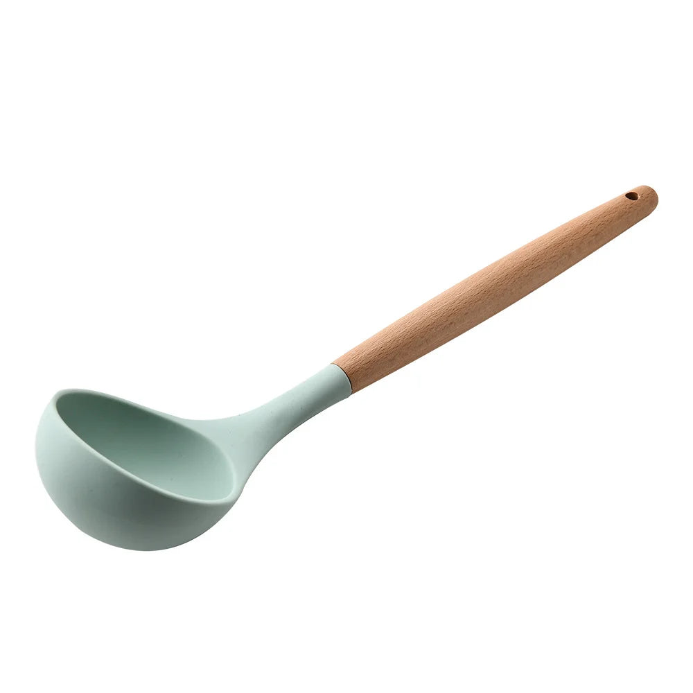 Conjunto de Utensílios de Cozinha de Silicone