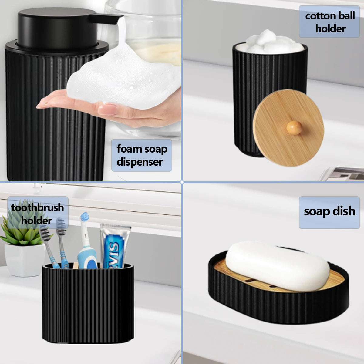 Conjunto de acessórios para banheiro