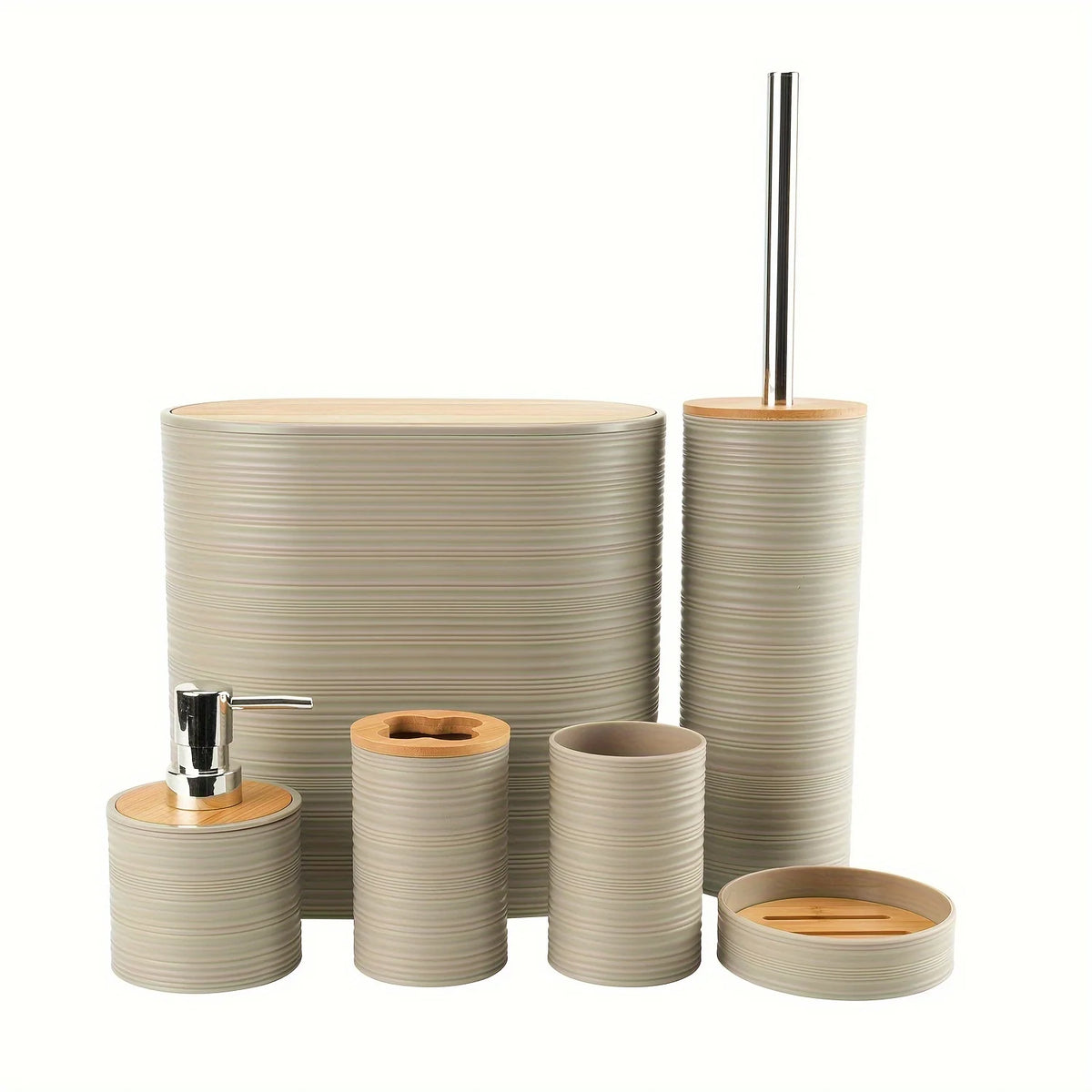 Conjunto de acessórios do banheiro