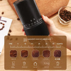 Novo Moedor de Café Elétrico Portátil