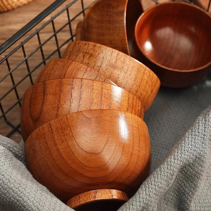 Tigela de madeira  (estilo japonês)
