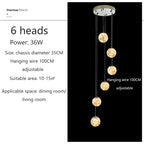 Lustre Longo Estilo "Céu Estrelado" Luxo