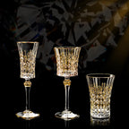 Taças de vinho de cristal de luxo