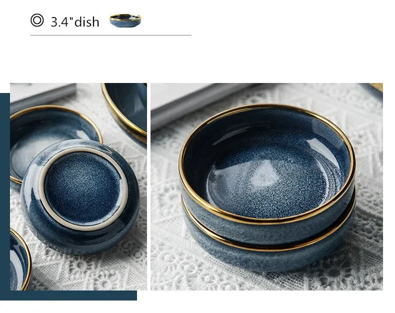 Conjunto de pratos de cerâmica de Luxo