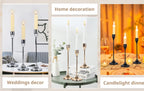 Castiçais de Velas em Metal Estilo Europeu