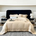 Conjunto de Cama de Luxo em Algodão Egípcio