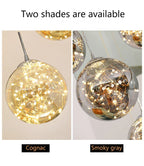 Lustre Longo Estilo "Céu Estrelado" Luxo