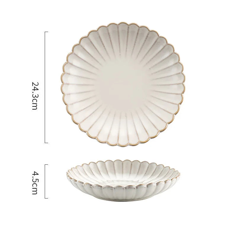 Conjunto de Prato  De Jantar Branco