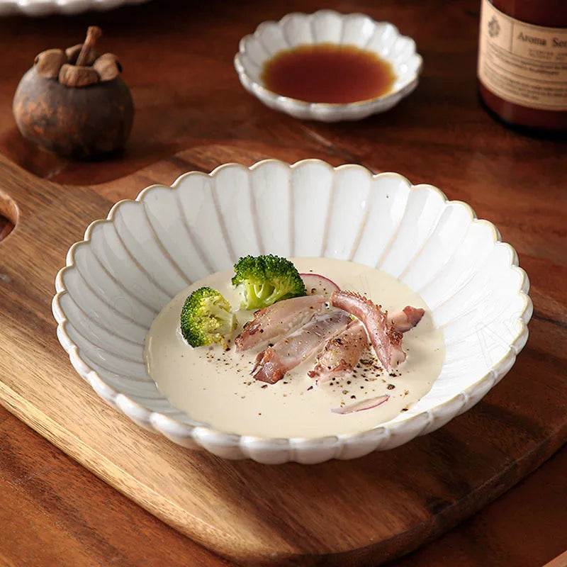 Conjunto de Prato  De Jantar Branco